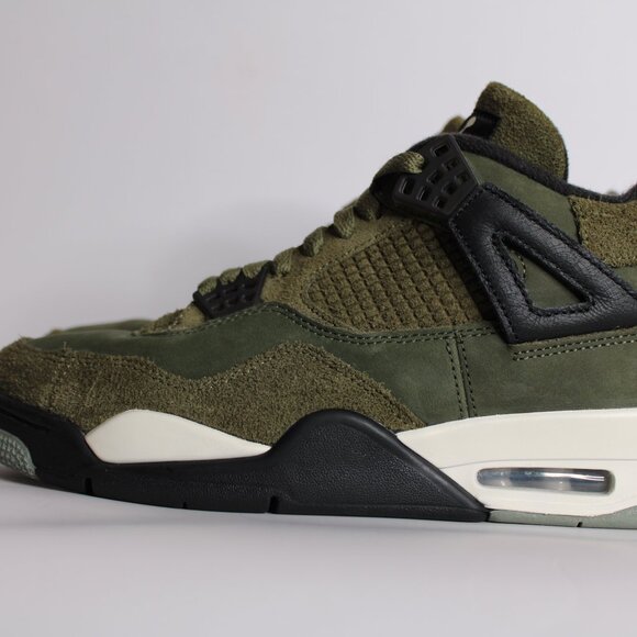 Size 8.5 - Jordan 4 SE Retro Craft - Olive Used - Picture 3 of 4